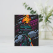 Freiheit Postkarte (Stehend Vorderseite)