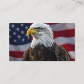 Freiheit & Pride Bald Eagle Visitenkarte (Vorderseite)