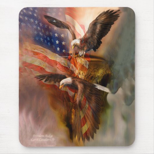Freiheit Ridge - Eagle-Kunst Mousepad (Vorne)