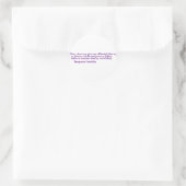 Freiheit Runder Aufkleber (Tasche)