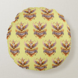 Freiheit Rundes Kissen