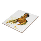 Freiheit - Running Horse Fliese (Seite)
