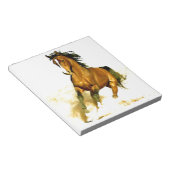 Freiheit - Running Horse Notizblock (angewinkelt)