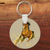 Freiheit - Running Horse Schlüsselanhänger (Vorderseite)