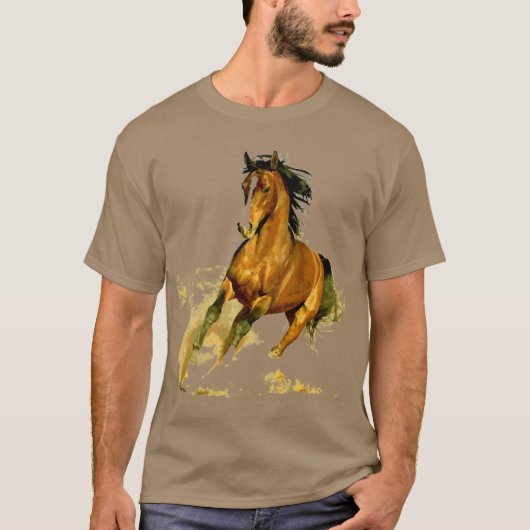 Freiheit - Running Horse T-Shirt (Vorderseite)