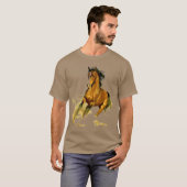 Freiheit - Running Horse T-Shirt (Vorne ganz)