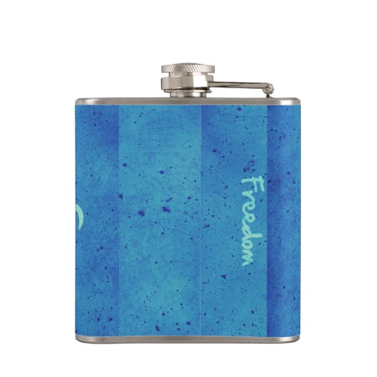 Freiheit schlucken flachmann (Rückseite)