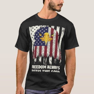 Freiheit schmeckt immer gut 4. Juli USA T-Shirt