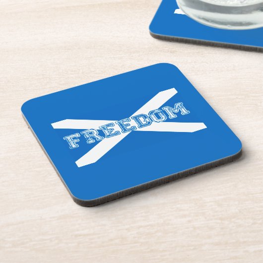 Freiheit Schottland Getränkeuntersetzer (Linke Seite)