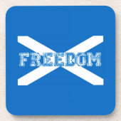 Freiheit Schottland Getränkeuntersetzer (Vorderseite)