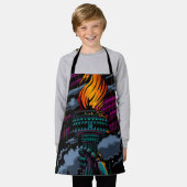 Freiheit Schürze (Getragen)