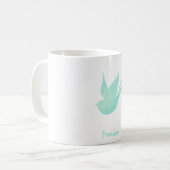 Freiheit schwalbe kaffeetasse (Vorderseite Links)