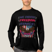 Freiheit seit 1776 - Adler Tri-Blend Shirt (Vorderseite)