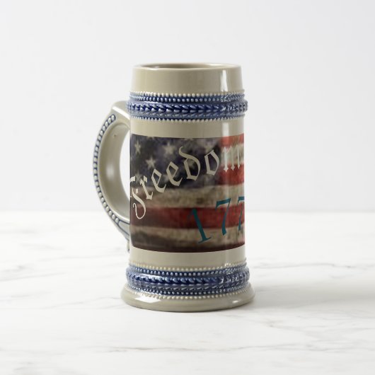 Freiheit seit 1776 bierglas (Vorderseite Links)