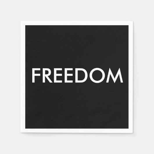 Freiheit Serviette (Vorderseite)