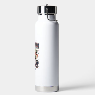 Freiheit sieht gut aus Patriotischer Vintage Adler Trinkflasche