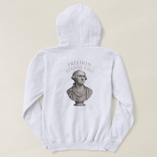 Freiheit steht hoch – Ewige Würde Hoodie (Design Rückseite)