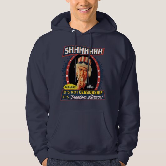 Freiheit Stille Hoodie (Vorderseite)