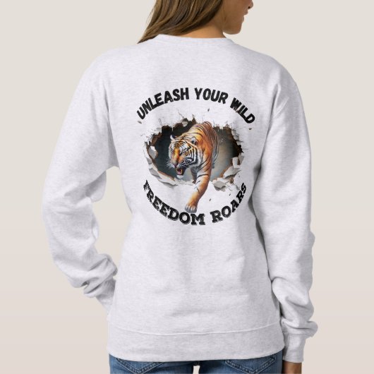 Freiheit: Sweatshirt (Rückseite)