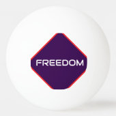 Freiheit Tischtennisball (Vorderseite)