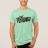 Freiheit Tri-Blend Shirt (Vorderseite)