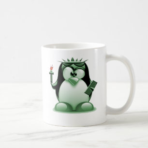 Freiheit Tux (Linux Tux) Kaffeetasse