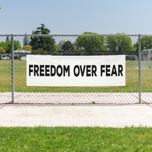Freiheit über Angst Banner (Insitu)