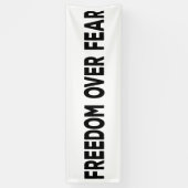 Freiheit über Angst Banner (Vertikal)