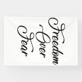 Freiheit über Angst Banner (Horizontal)