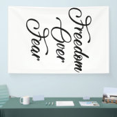 Freiheit über Angst Banner (Messe)