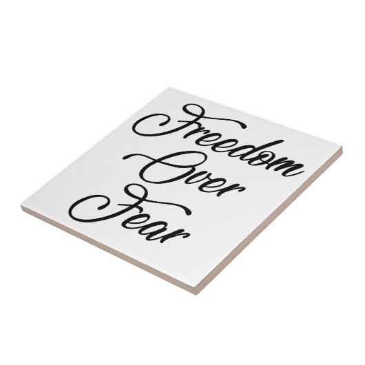 Freiheit über Angst Fliese (Seite)