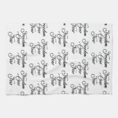 Freiheit über Angst Geschirrtuch (Horizontal)