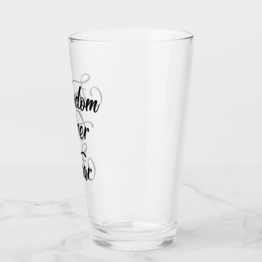 Freiheit über Angst Glas (Links)