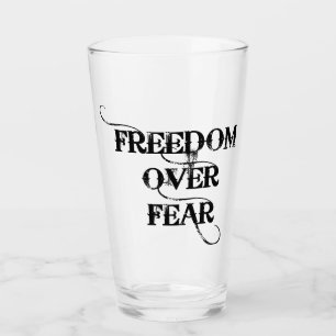 Freiheit über Angst Glas