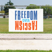 Freiheit-über-Faschismus-Banner Banner (Insitu)
