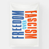 Freiheit-über-Faschismus-Banner Banner (Vertikal)