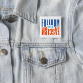 Freiheit Über Faschismus Button (Beispiel)