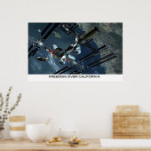 Freiheit über Kalifornien Poster (Küche)