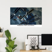 Freiheit über Kalifornien Poster (Heimbüro)