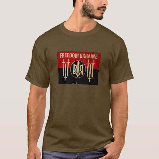Freiheit Ukraine T-Shirt (Vorderseite)