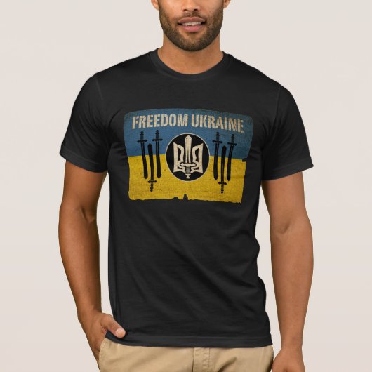 Freiheit Ukraine T-Shirt (Vorderseite)