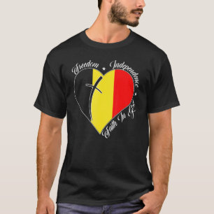 Freiheit Unabhängigkeit Glaube an Gott Christlich T-Shirt