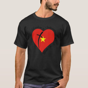 Freiheit Unabhängigkeit Glaube an Gott Christlich T-Shirt