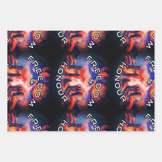 Freiheit und Ehre Geschenkpapier Set (Vorderseite 2)