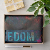 Freiheit und Ehre in Neon Decoupage Papier - Fett (Geschenk)