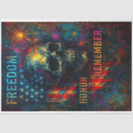 Freiheit und Ehre in Neon Decoupage Papier - Fett