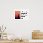 Freiheit und Freiheit Poster (Küche)