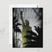 Freiheit und Freiheit Postkarte (Vorne/Hinten)