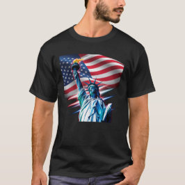 Freiheit und Freiheit: T - Shirt des amerikanische