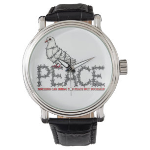 Freiheit und Frieden Armbanduhr